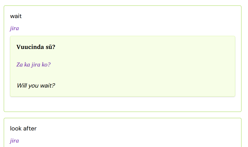 Multiple senses screenshot